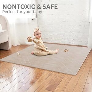 Soft Beige Baby Play Mat